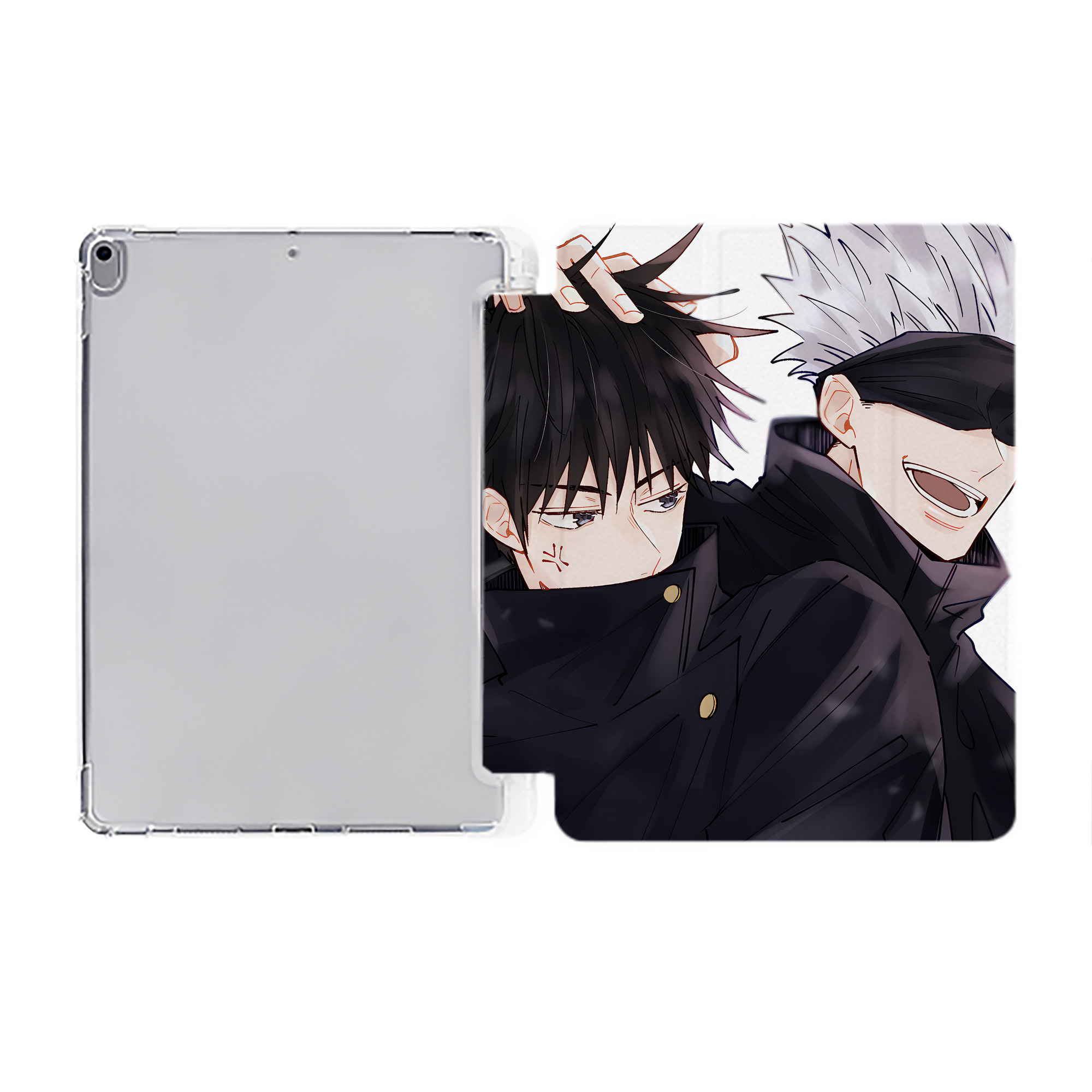 （画像用） SPY×FAMILY间谍家家酒 IPad ケース ペン収納付き 三つ折りスタンド PUレザー×シリコン 対応機種9.5/10.5/10.9インチ